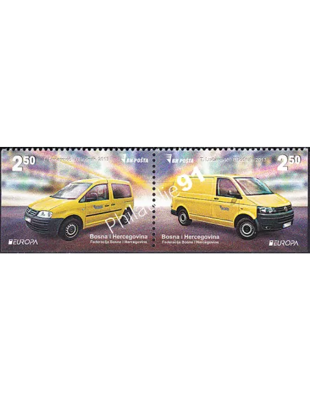 Bosnie-Herzégovine, n° 684a à 685a, Paire de carnet, timbres Europa