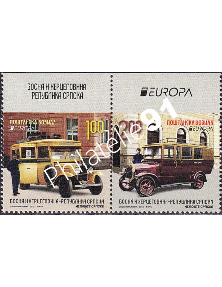 République Serbe de Bosnie, n° 550a à 551a, paire, timbres Europa