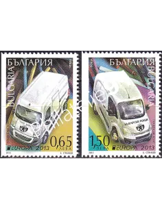 Bulgarie, n° 4351a à 4352a, Issus de carnet, collection timbre Europa