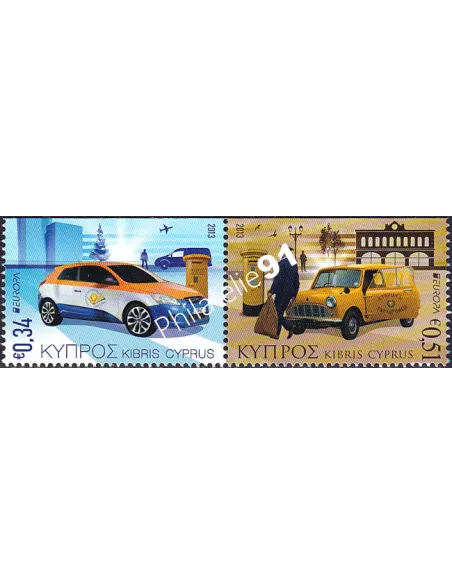 Chypre, n° 1263a à 1264a, paire de carnet, collection timbres Europa