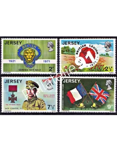 JERSEY - n°    47 à 50 - Légion britannique