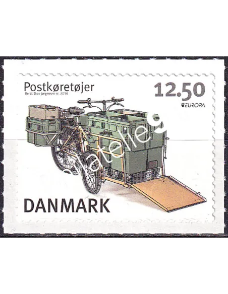 Danemark, n° 1710 adhésif, collection timbres Europa