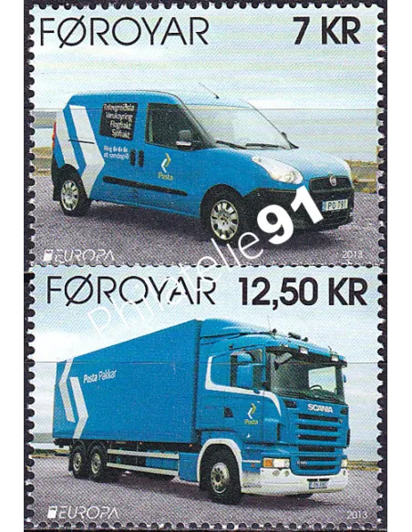 Iles Féroé, n° 777 à 778, collection timbres Europa