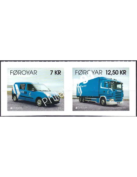 Iles Féroé, n° 779 à 780 adhésifs, paire de carnet, timbres Europa