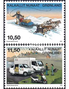 Groenland, n° 609a à 610a, collection timbres Europe