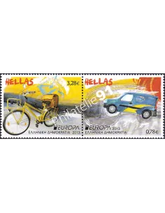 Grèce, n° 2658 à 2659, en paire, collection timbres Europa