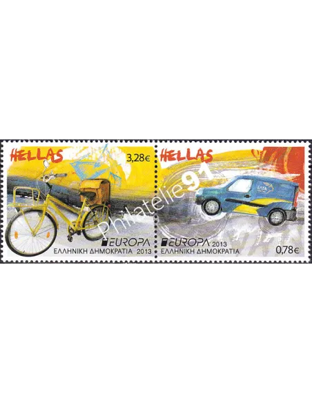 Grèce, n° 2658 à 2659, en paire, collection timbres Europa