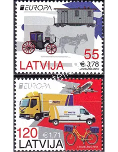 Lettonie, n° 835 à 836, timbres Europa