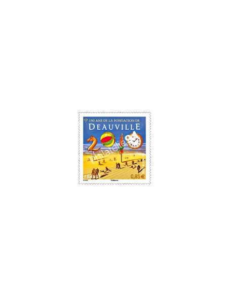 Timbre de France n° 4452 - 150 ans de la fondation de Deauville