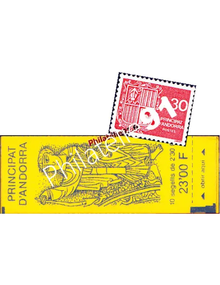 Carnet de timbres C3 - Andorre français