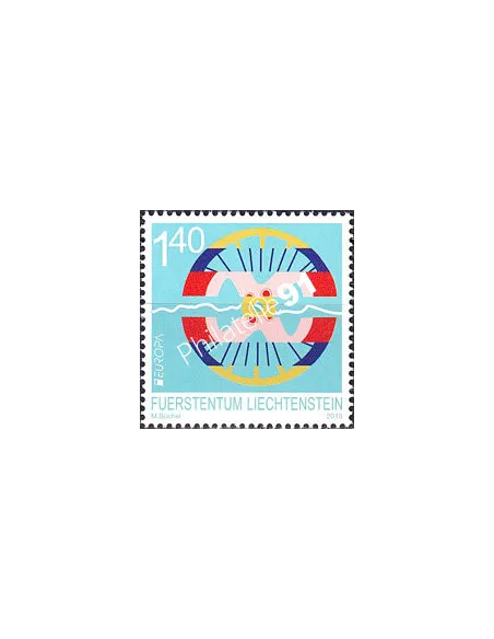 Liechtenstein, n° 1602, collection timbres Europa