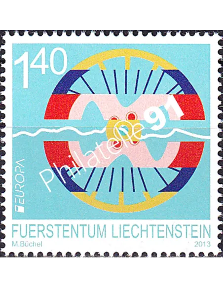 Liechtenstein, n° 1602, collection timbres Europa