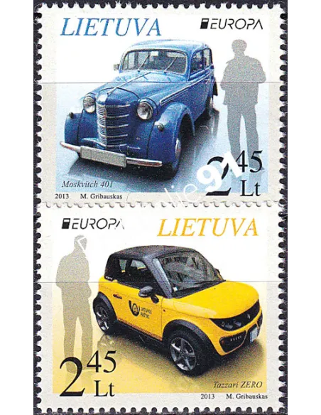 Lituanie, n° 983 à 984, collection timbres Europa