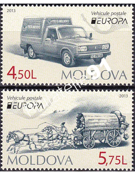 Moldavie, n° 719 à 720, collection timbres Europa