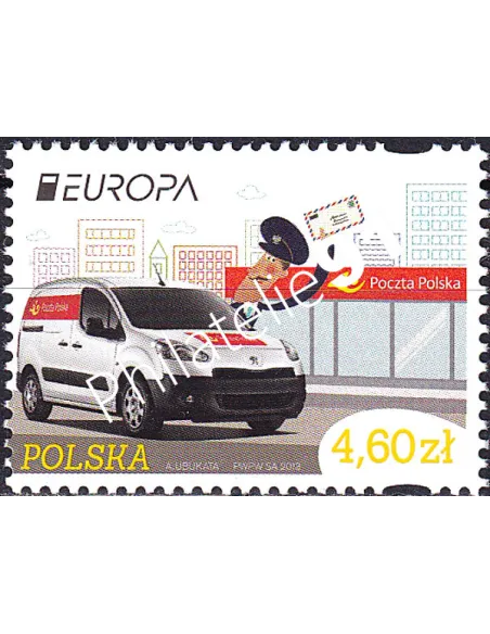 Pologne, n° 4312, collection timbres Europa