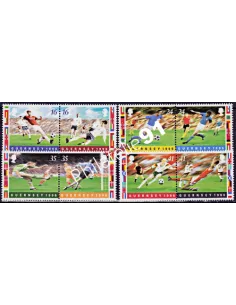 GUERNESEY - n°  703 à 710 ** - Championnat d'Europe de football