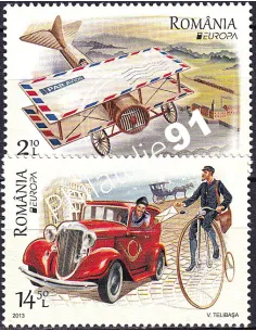 Roumanie, n° 5683 à 5684 collection timbres Europa