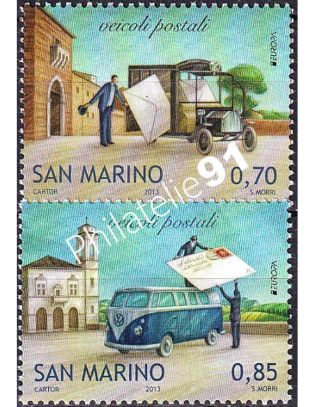 ST-MARIN, n° 2348 à 2349, collection timbres Europa