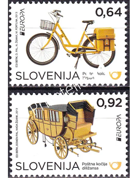 Slovénie, n° 828 à 829, collection timbres Europa