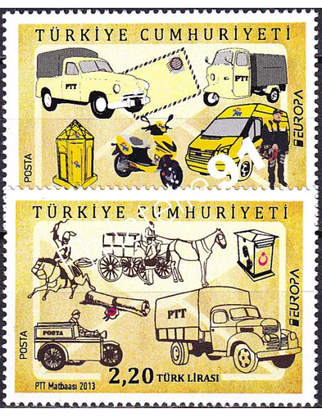 Turquie, n° 3646 à 3647, collection timbres Europa