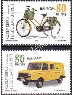 Chypre Turc, n° 725 à 726, collection timbres Europa