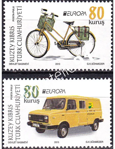 Chypre Turc, n° 725 à 726, collection timbres Europa