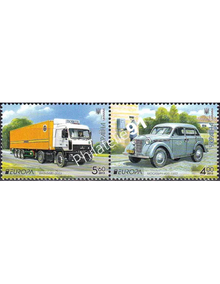 Ukraine n° 1131 à 1132, en paire, collection timbres Europa
