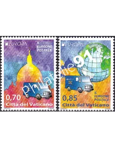 Vatican, n° 1621 à 1622, collection timbres Europa