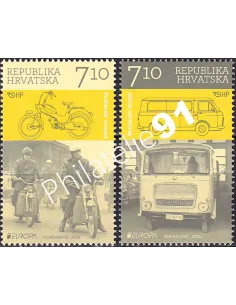 Croatie, n° 1003 à 1004, collection timbres Europa