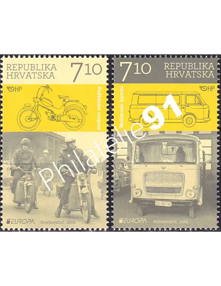 Croatie, n° 1003 à 1004, collection timbres Europa