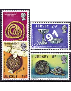 JERSEY - n°    71 à 74 - Centenaire de la société Jersiaise
