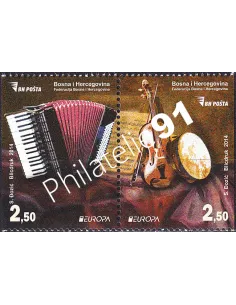 Bosnie-Herzégovine, n° 701a à 702a, Paire de carnet, timbres Europa