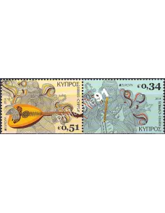 Chypre, n° 1285b à 1286b, paire de carnet, collection timbres Europa