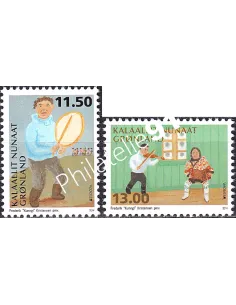 Groenland, n° 637 à 638, collection timbres Europe