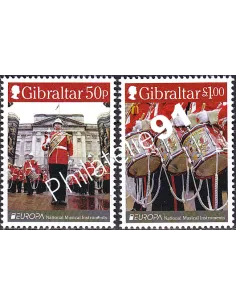 Gibraltar, n° 1623 à 1624, collection timbres Europa