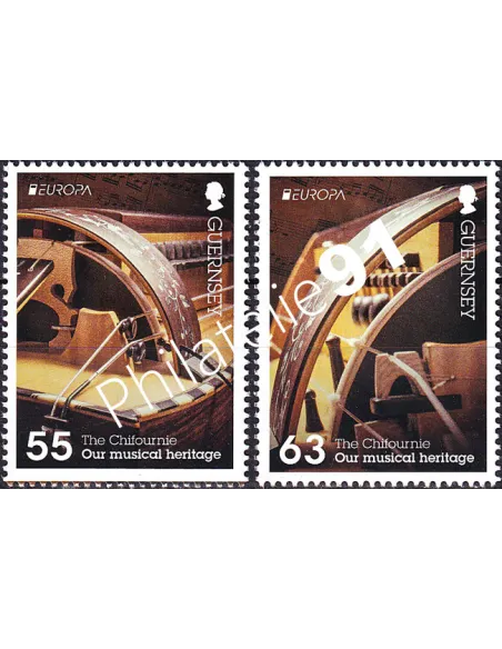 Guernesey n° 1482 à 1483, collection timbres Europa