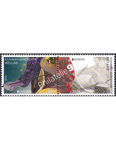 Grèce, n° 2721 à 2722, en paire, collection timbres Europa