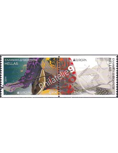 Grèce, n° 2721a à 2722a, en paire, collection timbres Europa