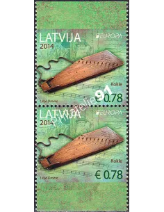 Lettonie, n° 879a et 879b, paire de carnet, collection timbres Europa