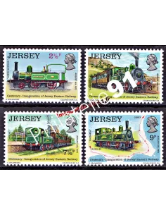 JERSEY - n°    79 à 82 - Chemin de fer de Jersey - Locomotives