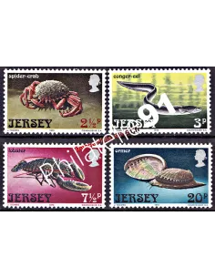 JERSEY - n°    83 à 86 - Richesses de la mer - Faune