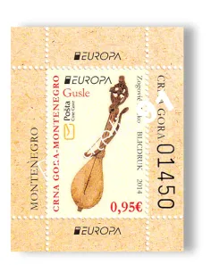 Monténégro, BF n° 14, collection timbres Europa