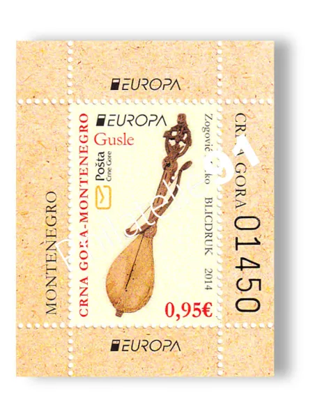 Monténégro, BF n° 14, collection timbres Europa