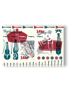 Suède, Feuille n° 2979, collection timbres Europa