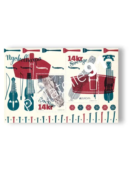 Suède, Feuille n° 2979, collection timbres Europa