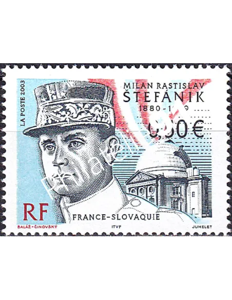 Variété sur timbre n° 3554, Collection Variété de France.