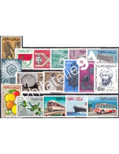 Maroc, Année complète neuve 1966, Collection timbres Colonies