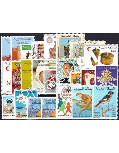 Maroc, Année complète neuve 1979, Collection timbres Colonies
