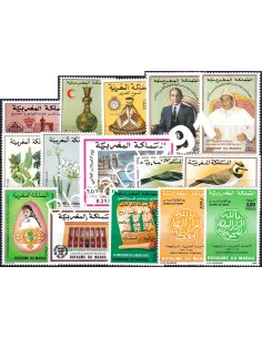 Maroc, Année complète neuve 1989, Collection timbres Colonies