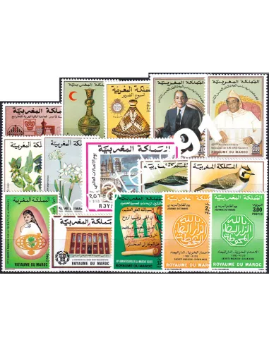 Maroc, Année complète neuve 1989, Collection timbres Colonies